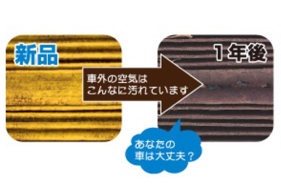 エアコンフィルター1年後