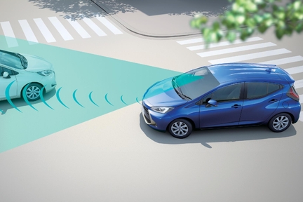 【モデル入り素材】TOYOTA SAFETY SENSE イメージ　写真（左）：Z（2WD）