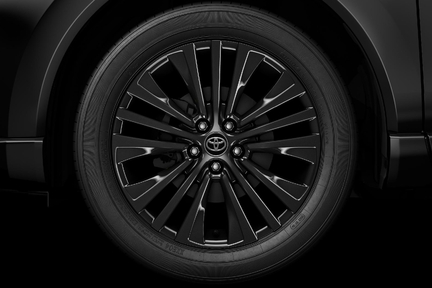 225/55R19タイヤ&19×7Jアルミホイール(ブラック塗装)