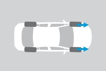 E-Four（電気式4WDシステム）［E-Four車に標準装備］