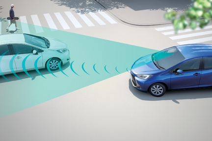 【モデル入り素材】TOYOTA SAFETY SENSE イメージ　写真（左）：Z（2WD）