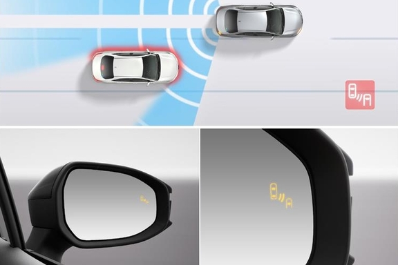 ブラインドスポットモニター［BSM］［Z、G、Xに標準装備、Uにメーカーオプション］