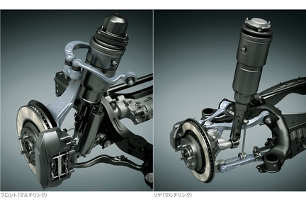 AVS機能付電子制御エアサスペンション（車高切替機能付）