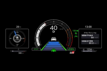 【GRヤリス】マルチインフォメーションディスプレイ