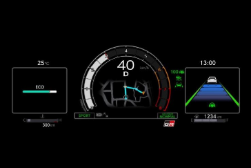 【GRヤリス】マルチインフォメーションディスプレイ