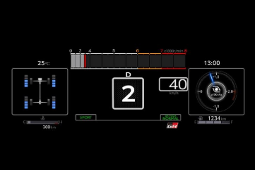 【GRヤリス】マルチインフォメーションディスプレイ