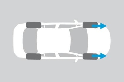 E-Four（電気式4WDシステム）［E-Four車に標準装備］